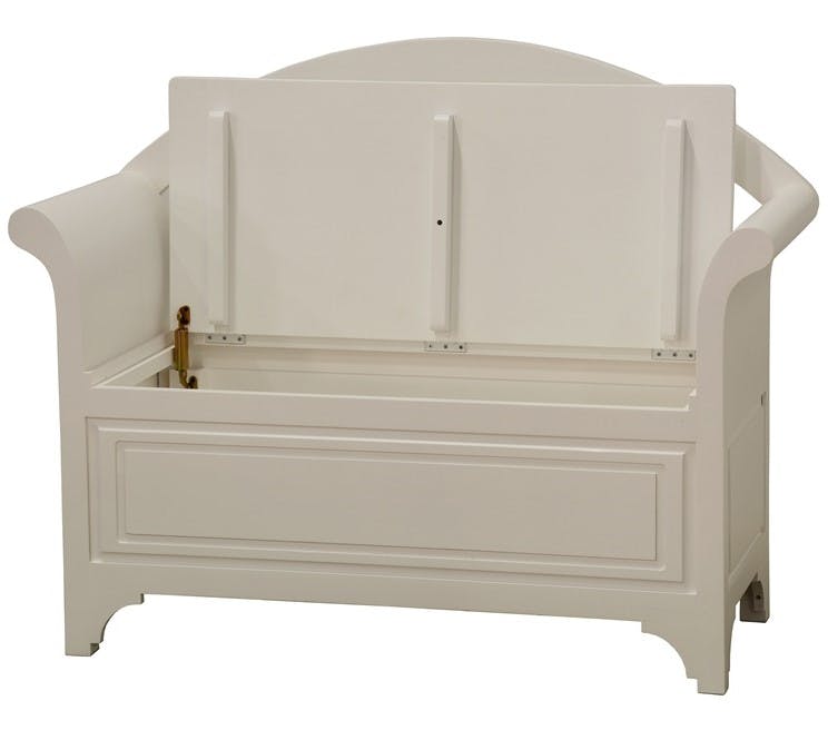 Banc coffre exotique hévéa 115x90cm TRADITION