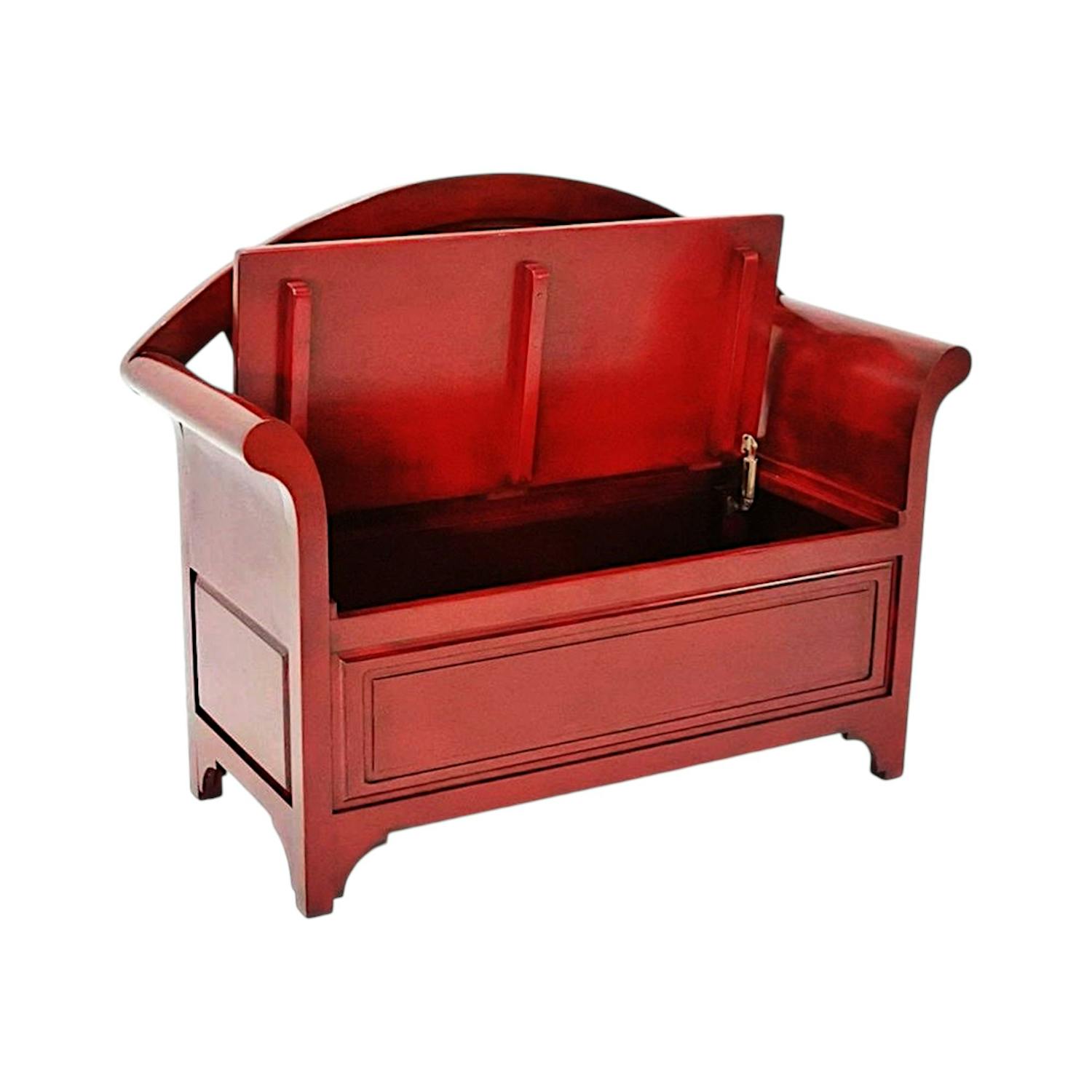 Banc coffre exotique hévéa 115x90cm TRADITION