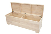 Banc coffre Hévéa - Style rustique
