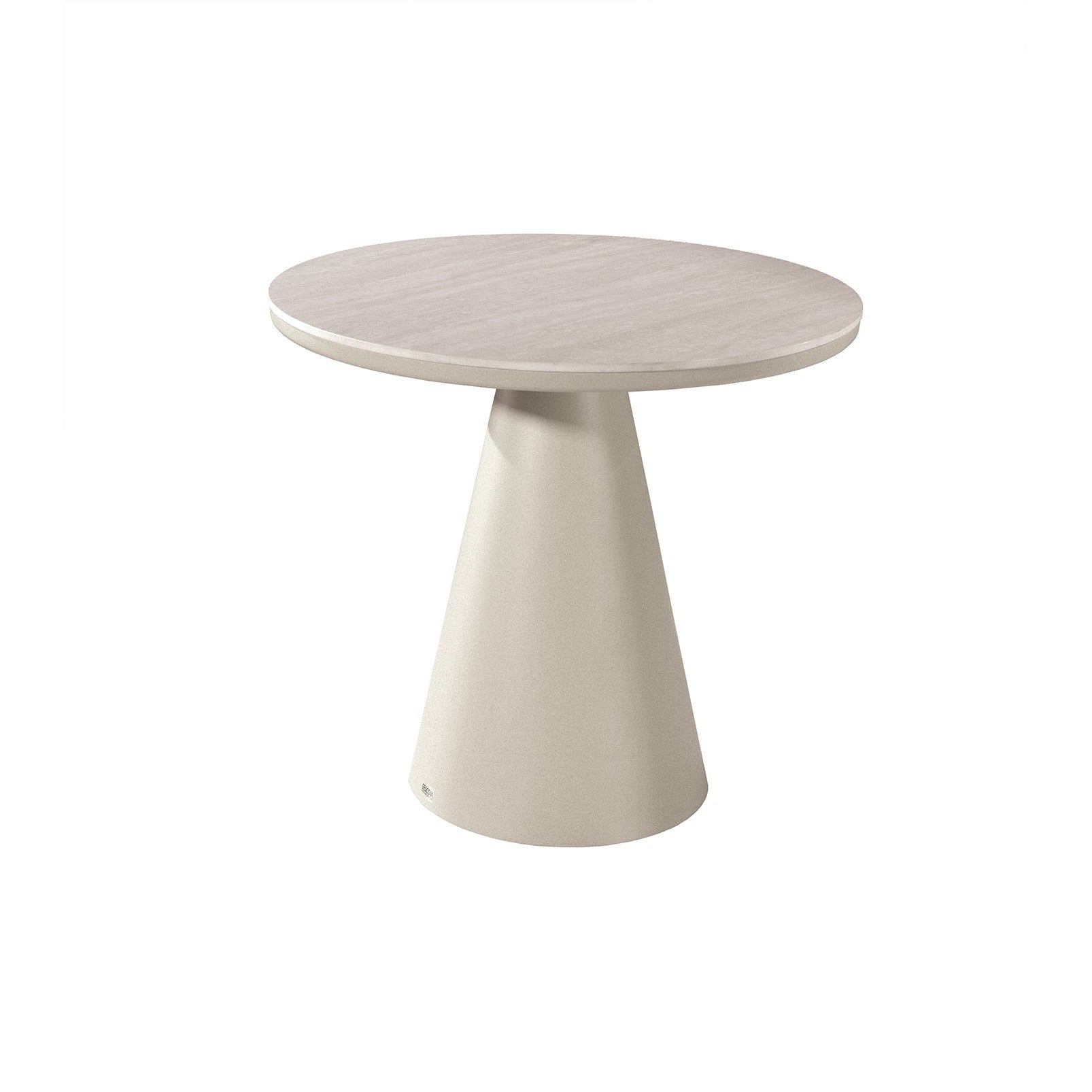 Table de jardin en aluminium et céramique - Style contemporain