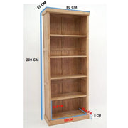 Bibliothèque Étagère Traditionnelle en Bois Massif | LIGNART