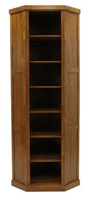 Bibliothèque d'angle hévéa 240cm TRADITION