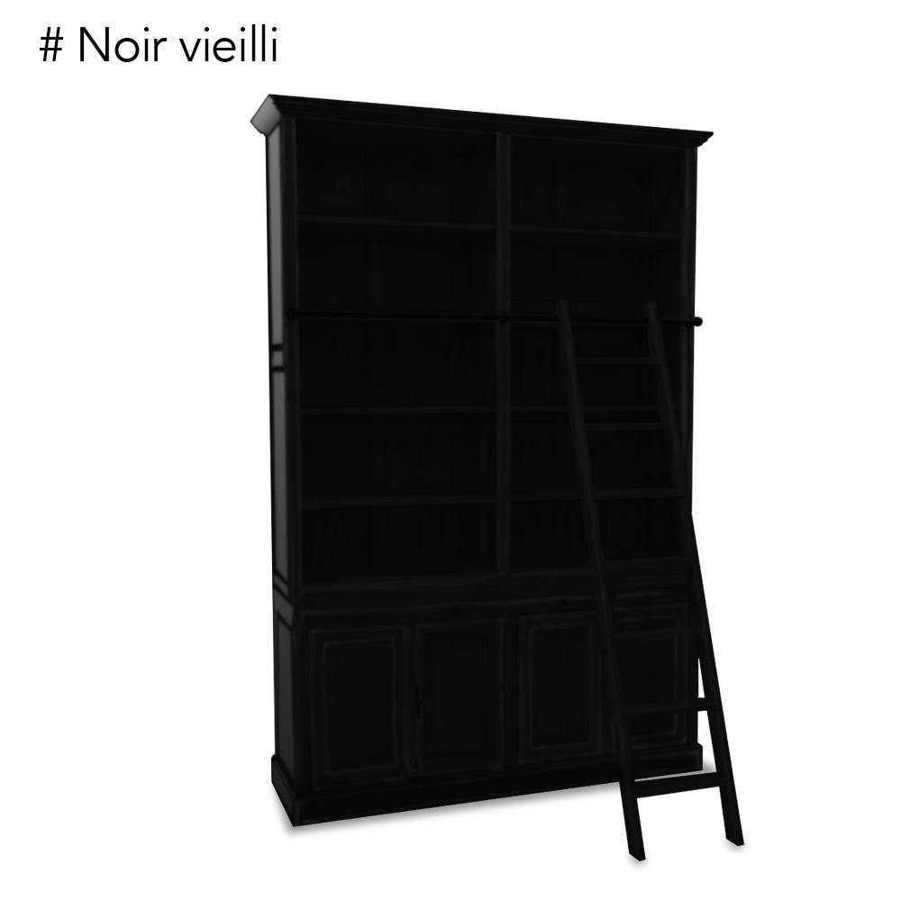 Bibliothèque échelle hévéa 163x240cm TRADITION