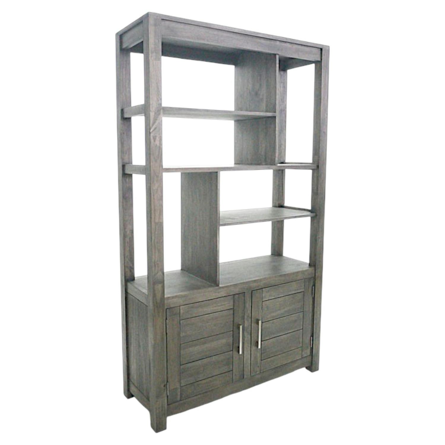 Bibliothèque originale bois hévéa 110x190cm ATTAN