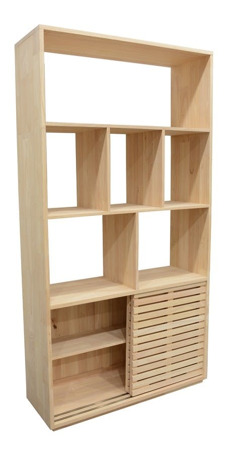 Bibliothèque Ouverte en Bois Massif | LIGNART