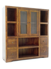 Vaisselier en bois massif - Style contemporain