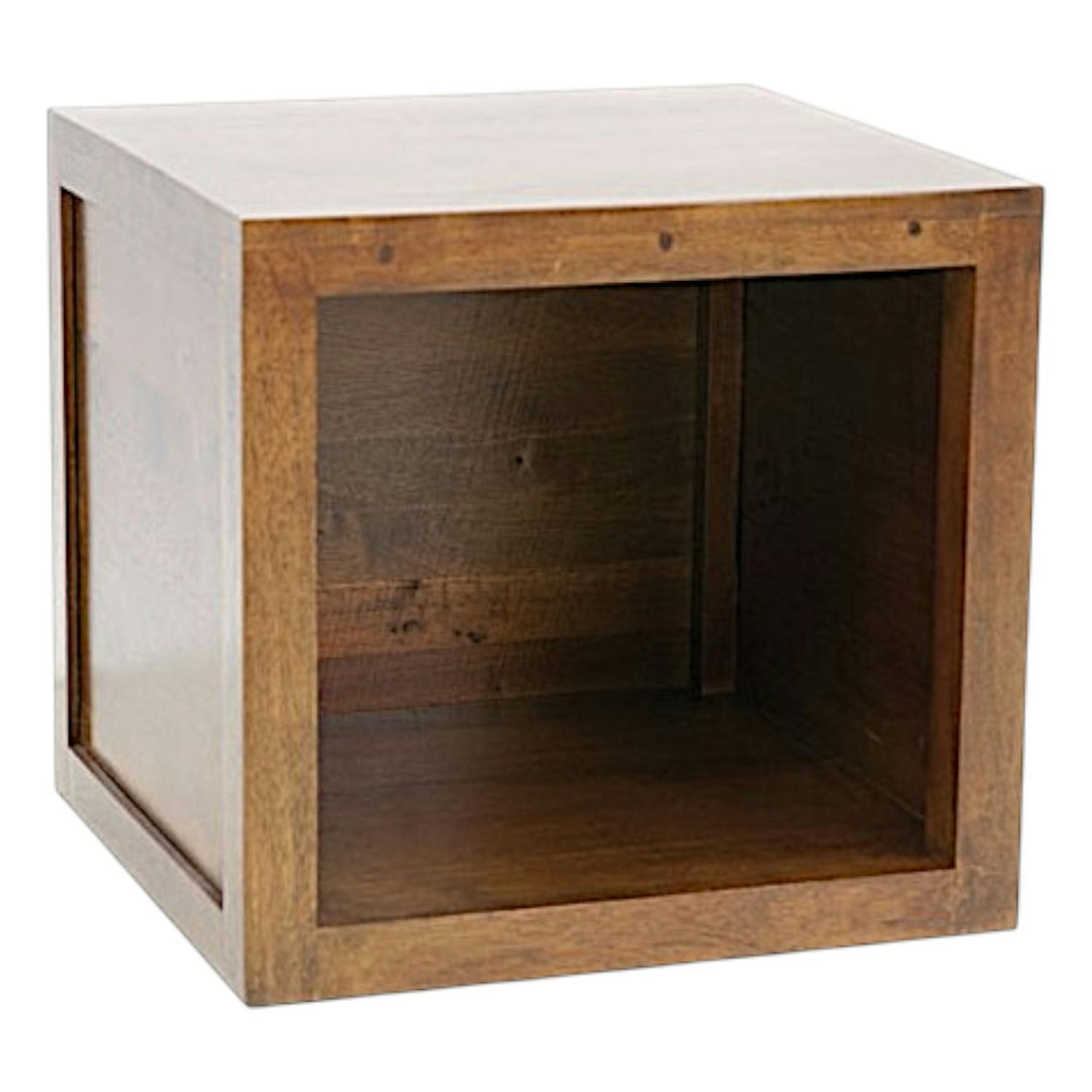 Table de chevet en bois massif - Style contemporain