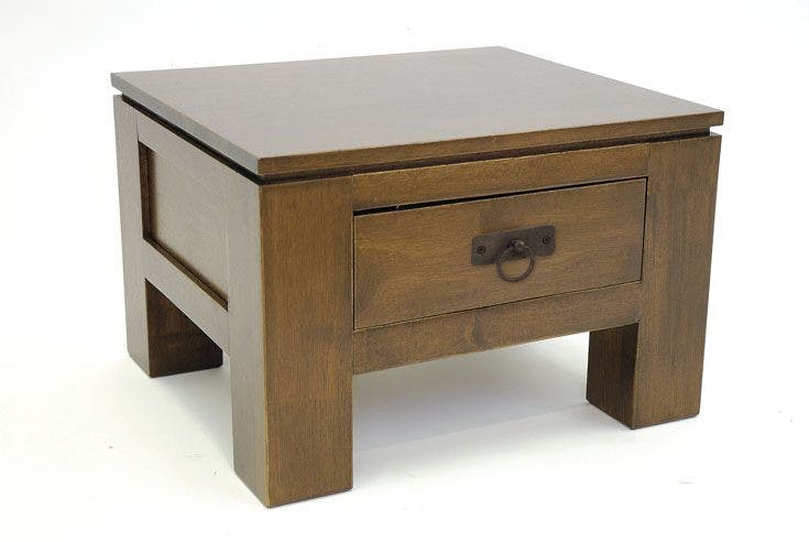 Table de chevet en bois massif - Style élégant