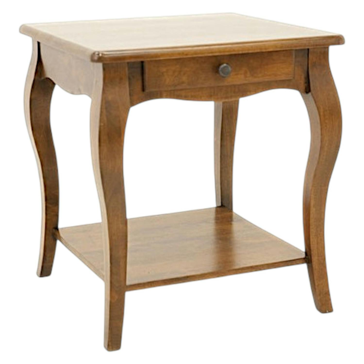 Table de chevet en bois massif - Style traditionnel