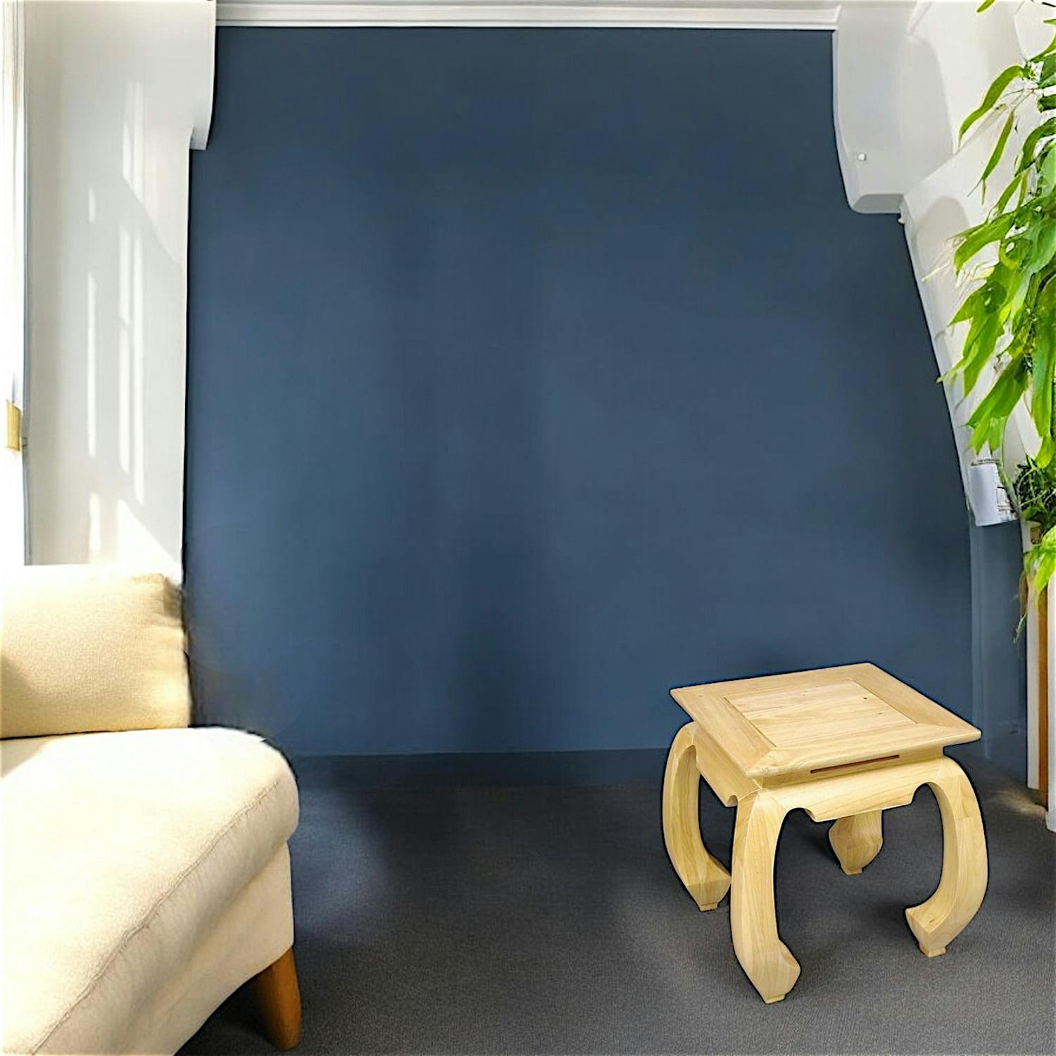 Table de chevet en bois massif - Style moderne
