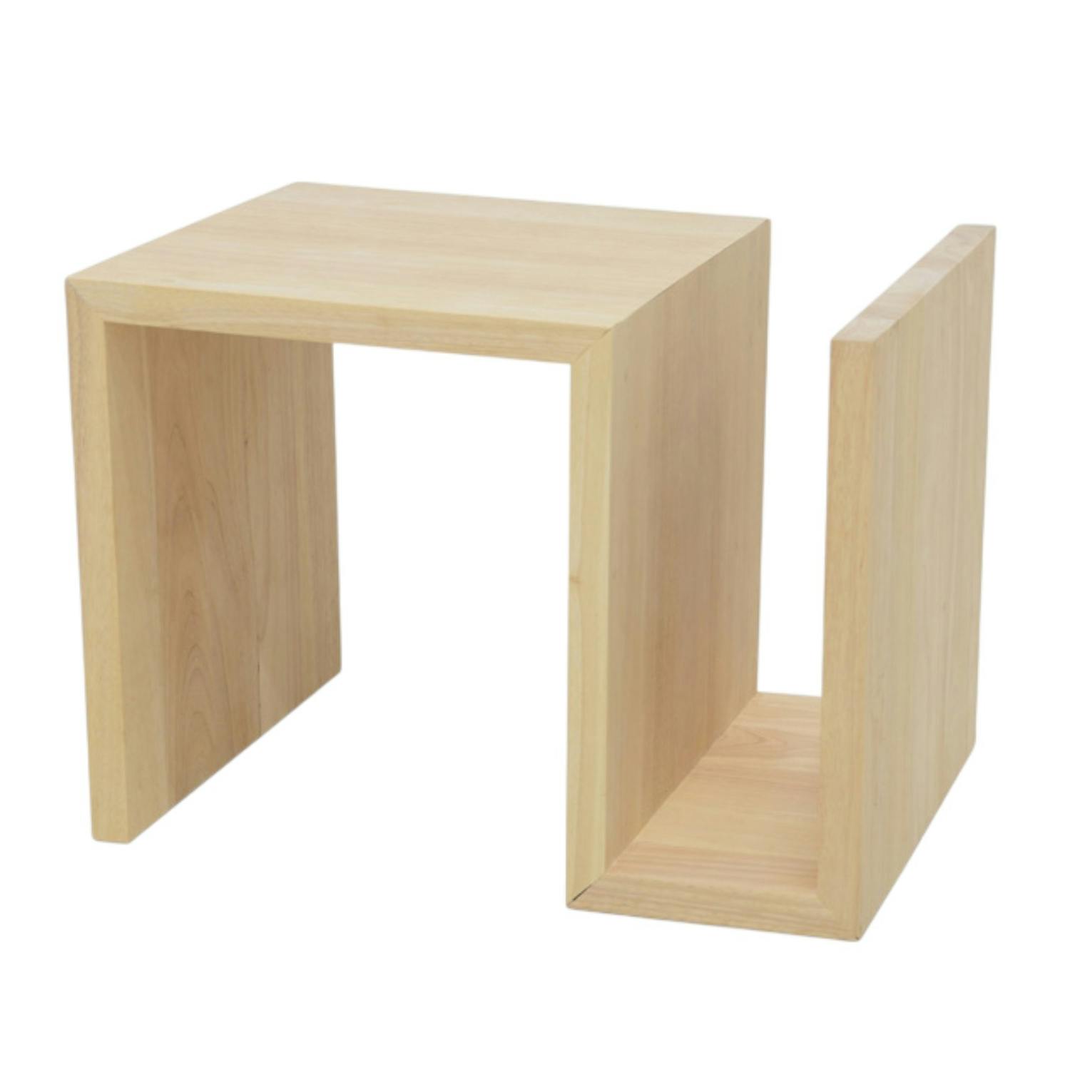 Bout de Canapé / Range Magazines Hévéa 58x42x42cm BALTIC