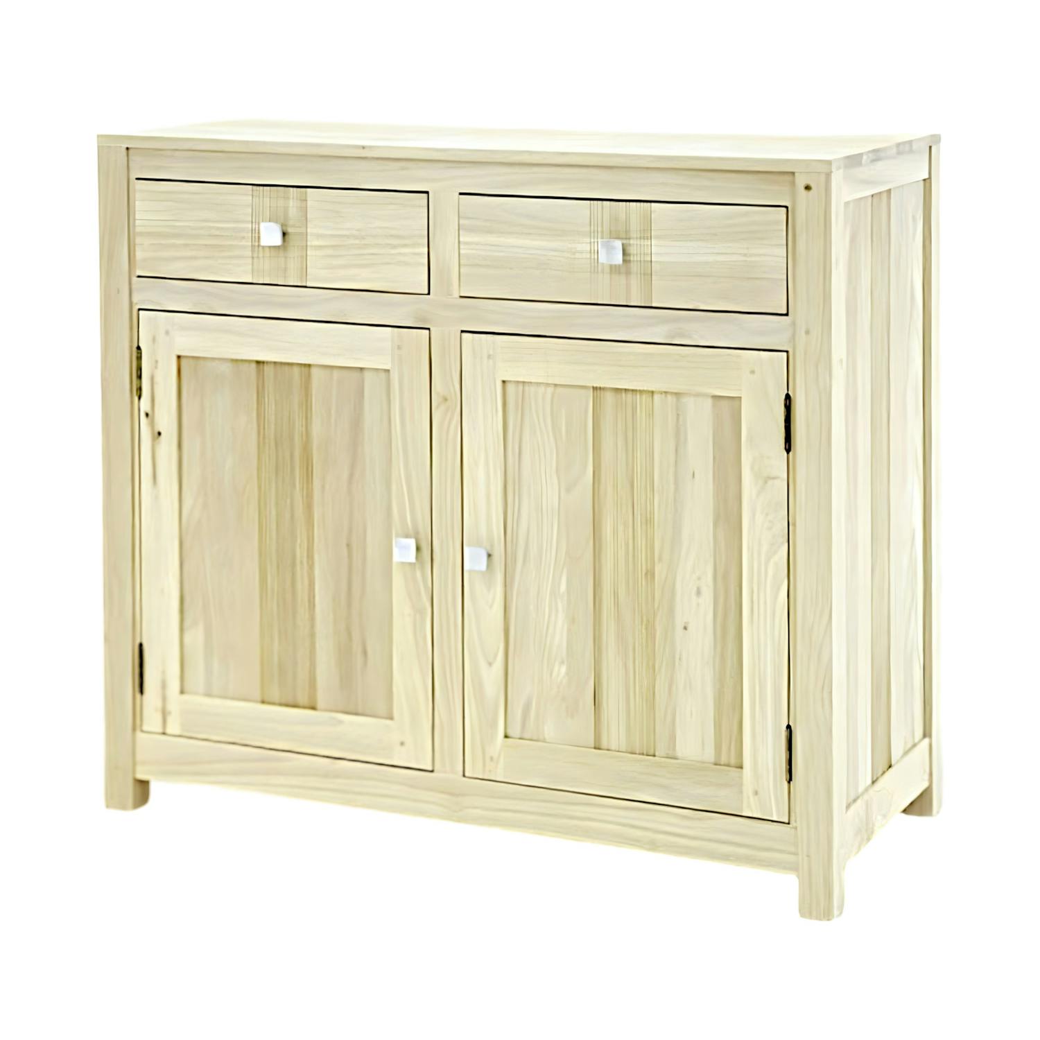 Buffet 2 portes exotique hévéa 100cm GALA