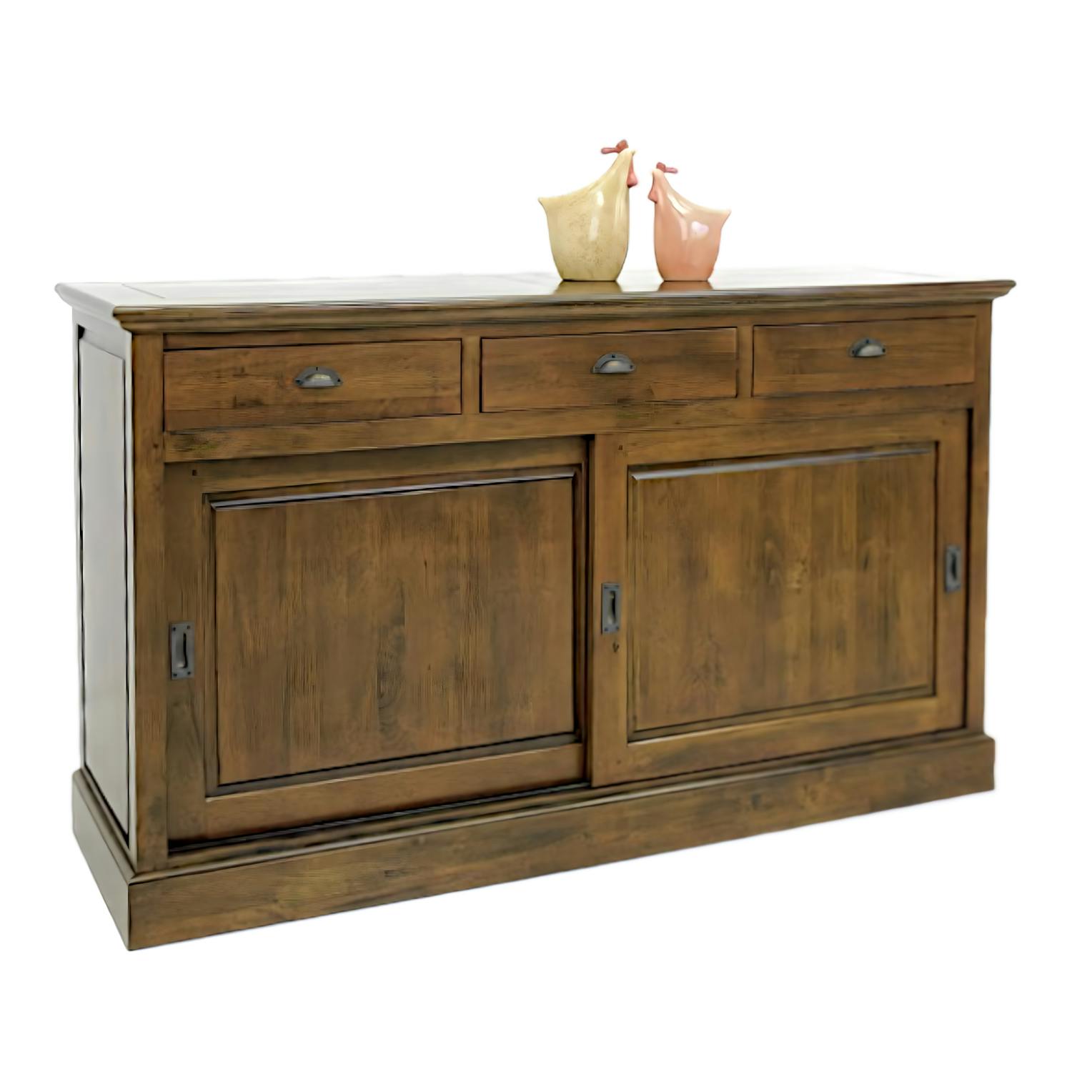 Buffet en bois massif - Style traditionnel