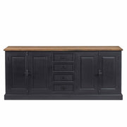 Buffet bas 4 portes et 4 tiroirs - Style lignart