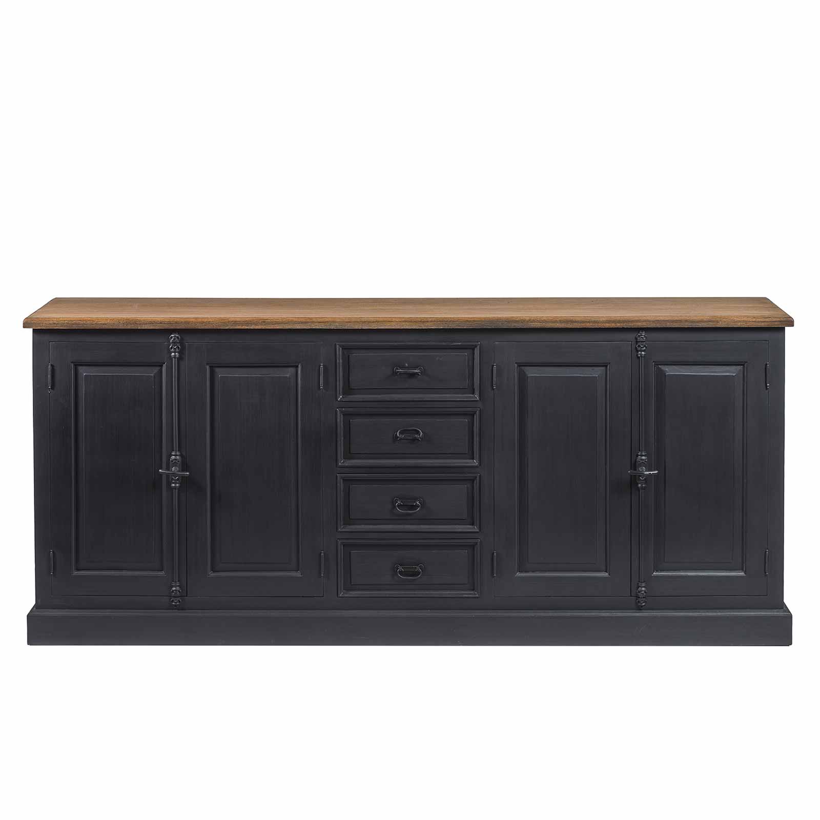 Buffet bas 4 portes et 4 tiroirs - Style lignart