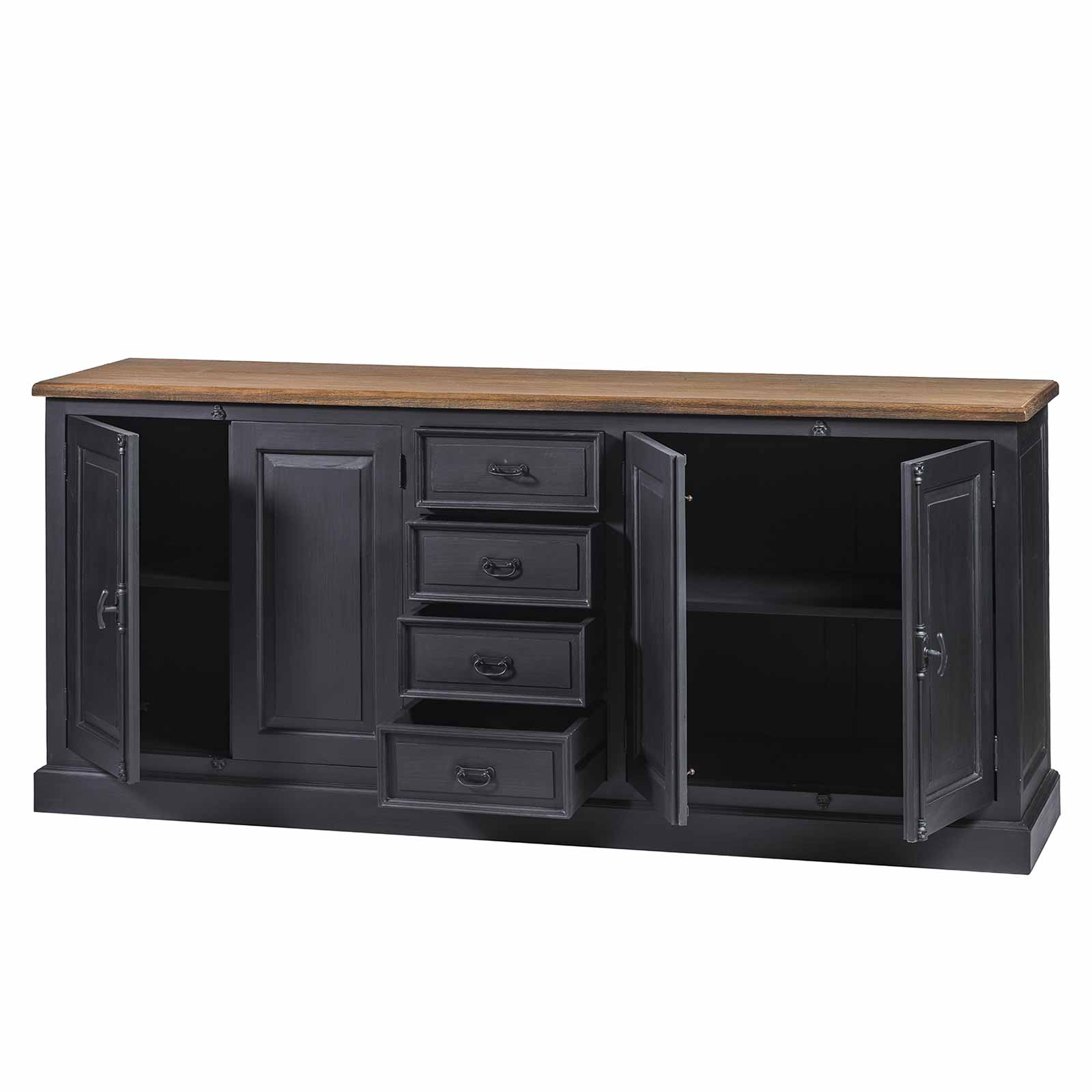 Buffet bas 4 portes et 4 tiroirs | Teck Richmond