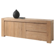 Buffet bas en chêne - Style contemporain
