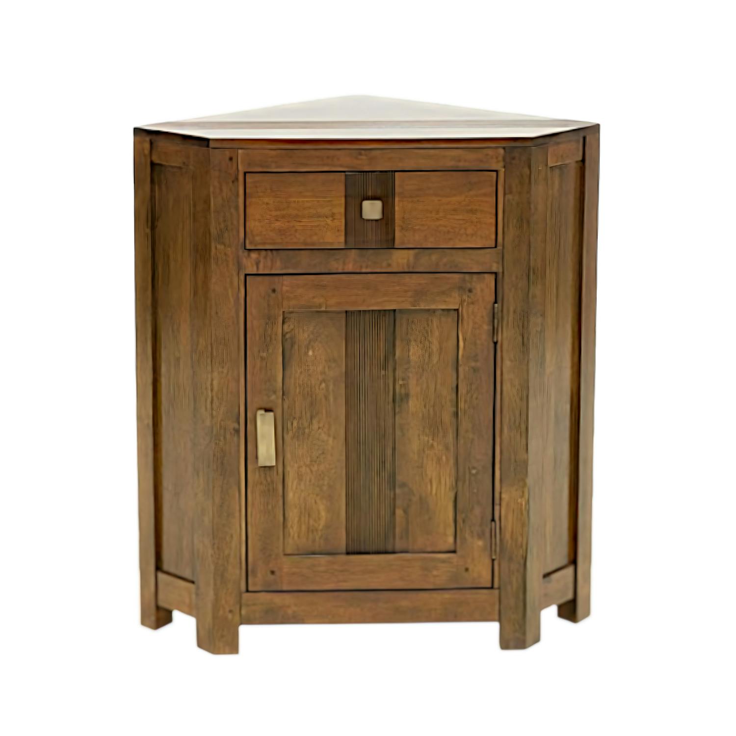 Buffet d'angle en bois massif - Style moderne