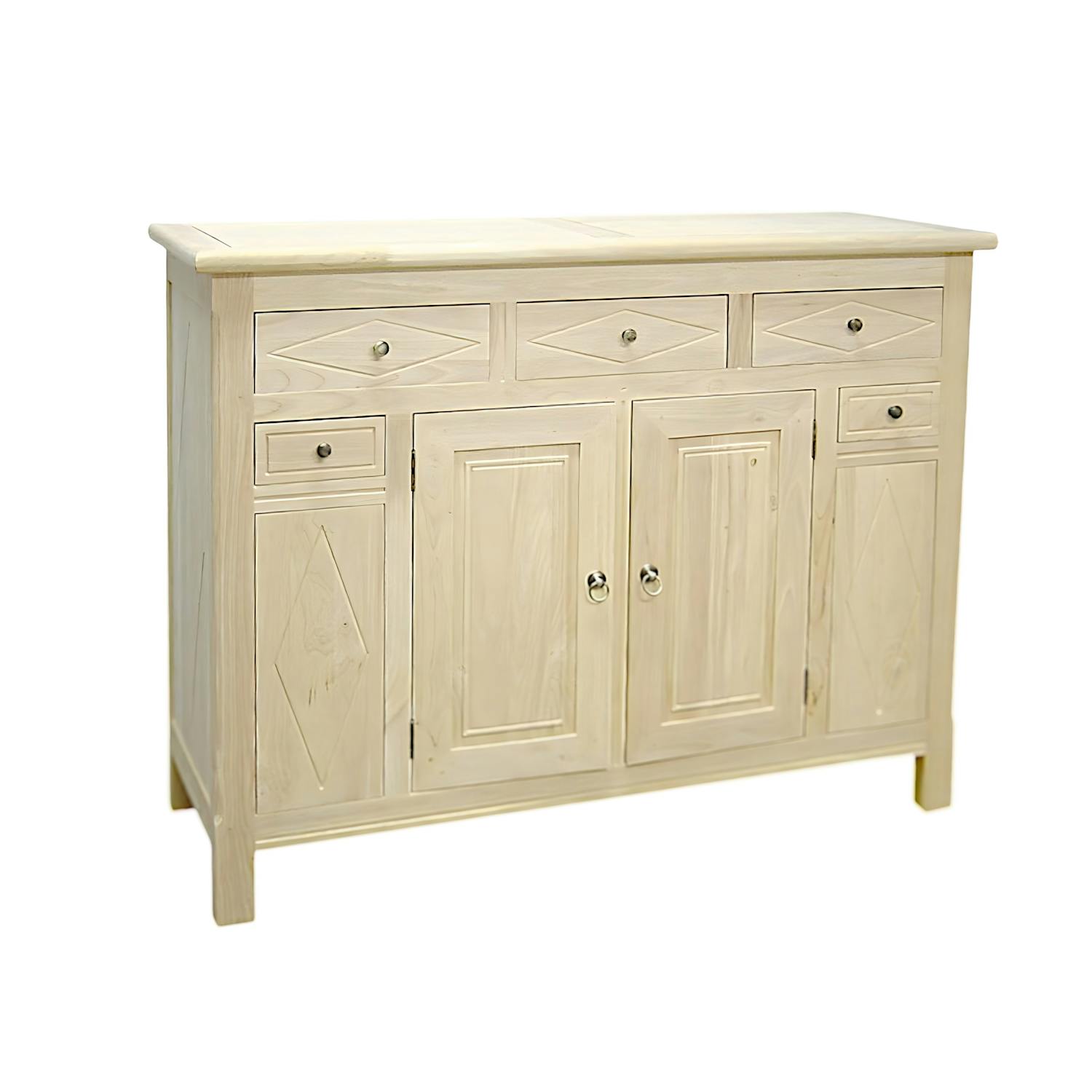 Buffet en bois massif - Style traditionnel