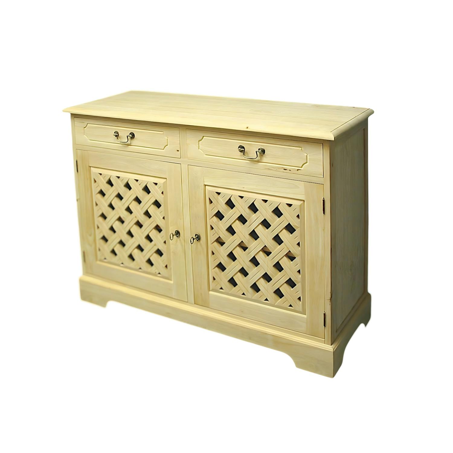 Buffet en bois massif - Style colonial