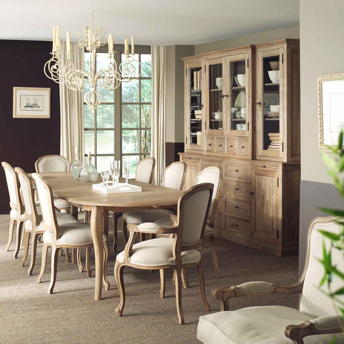 Buffet vaisselier | Chêne Louise