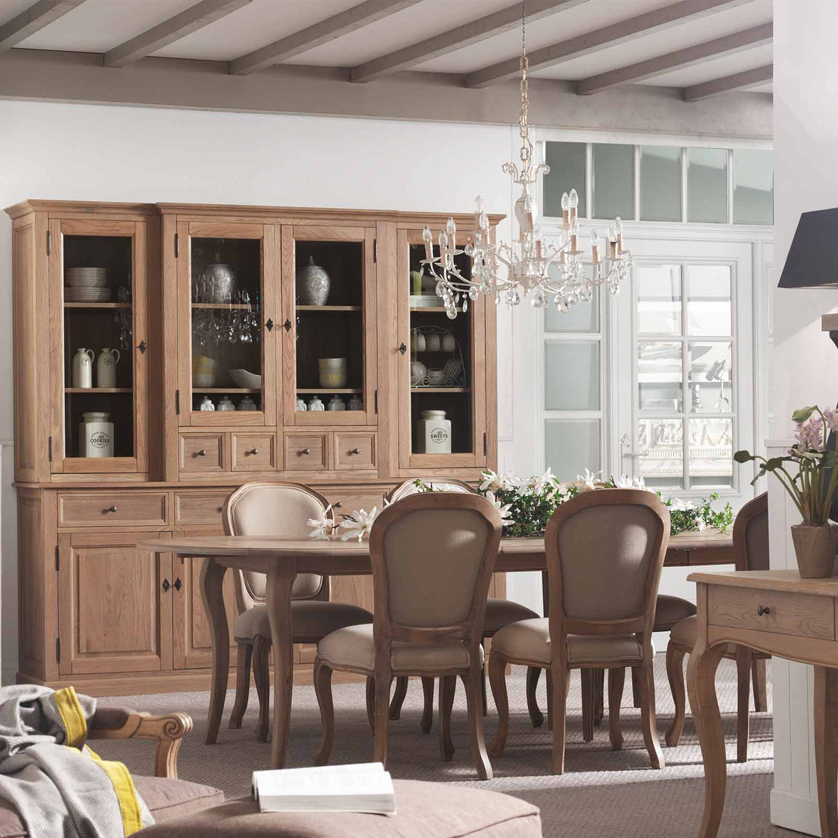 Buffet vaisselier tradition | Chêne Louise