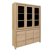 Buffet vaisselier en chêne - Style contemporain