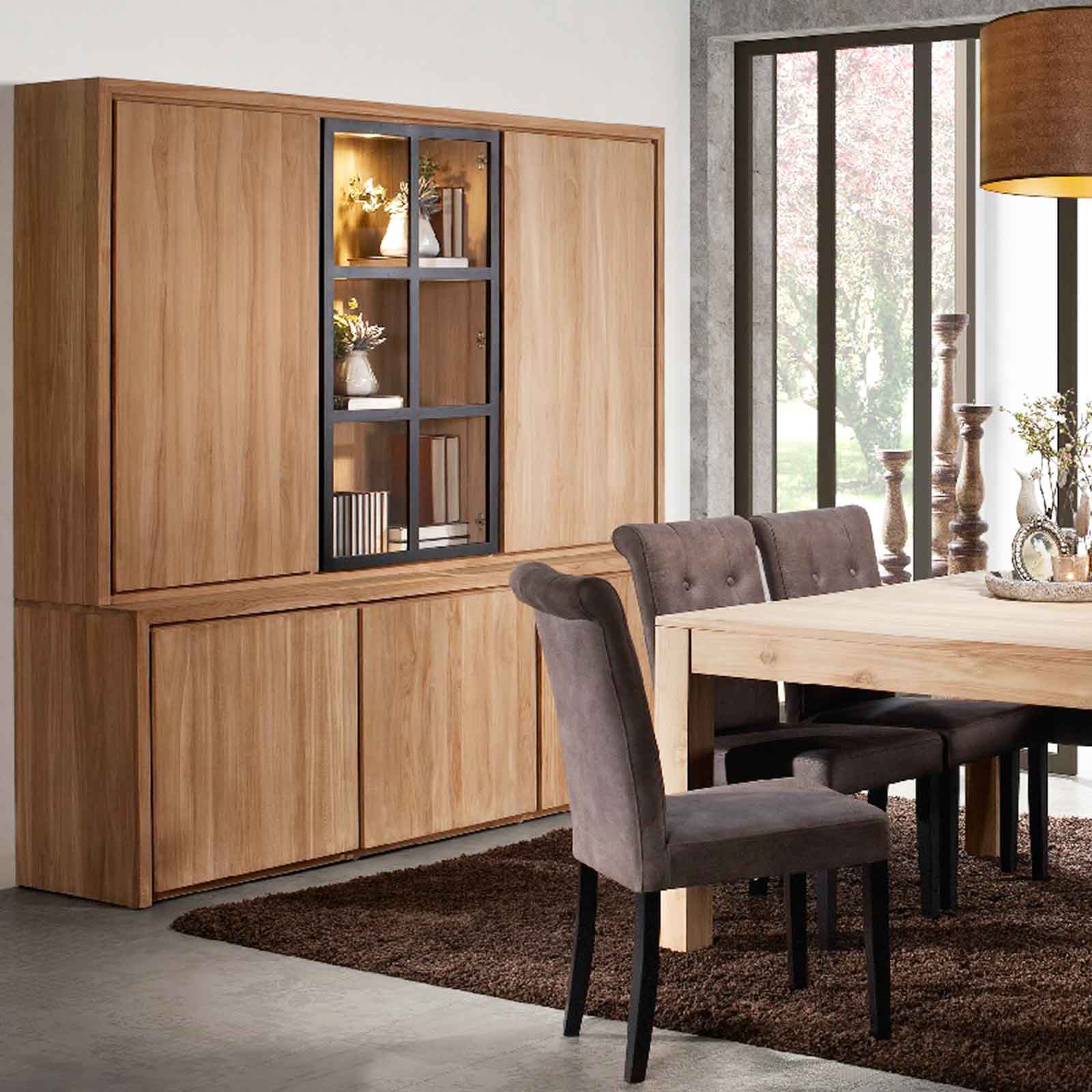 Buffet vaisselier | Teck Phoenix