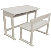 Bureau d'écolier en bois massif - Style traditionnel