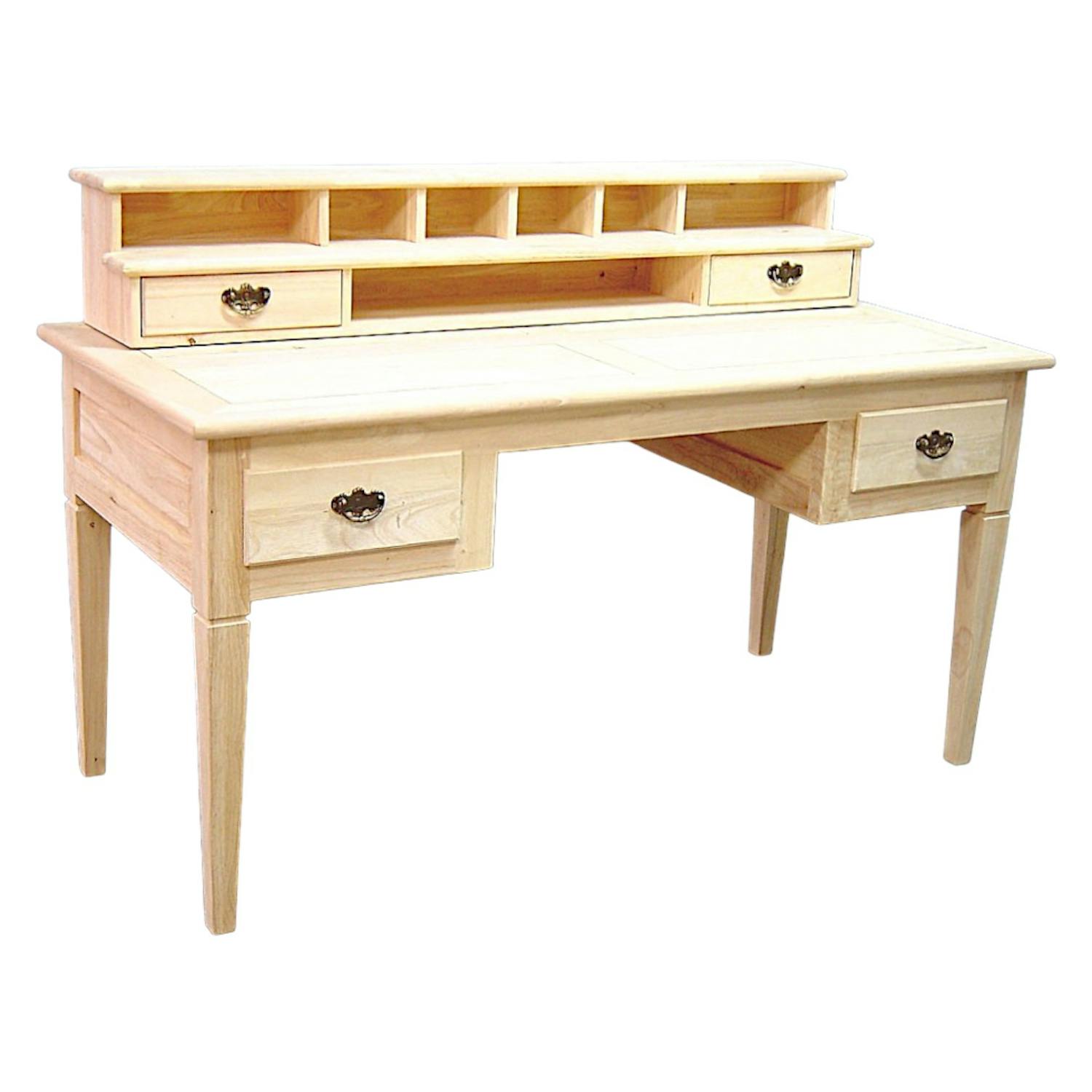 Bureau en bois massif - Style traditionnel