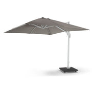 Parasol de luxe en aluminium blanc - Style parasol