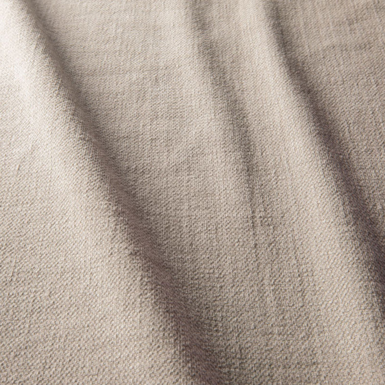 Canapé en tissu naturel coton/lin Julia avec pieds bois – Light Beige n°3790CAL – Canapé 2 places