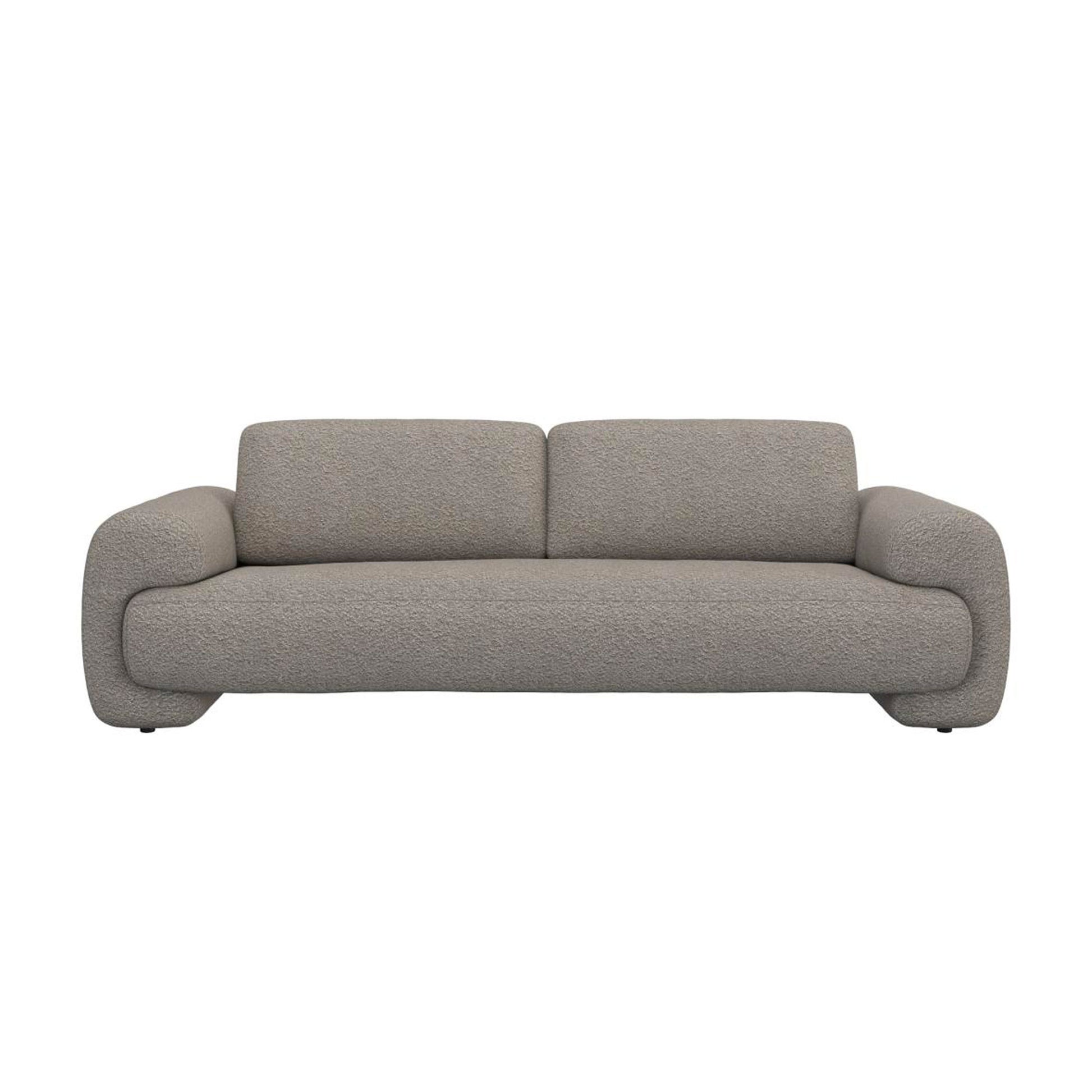 392 2961 Canape En Tissu Boucle Texture Molino.Html – Latte n°1402 RO – Canapé 3 places
