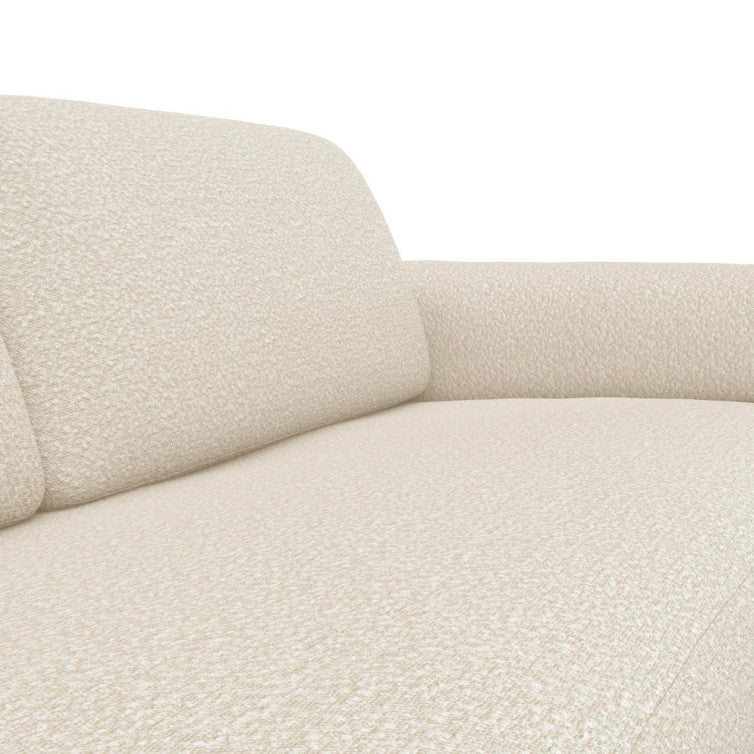 Canapé en tissu bouclé texturé Molino – Off White n°1401 RO – Canapé 3 places