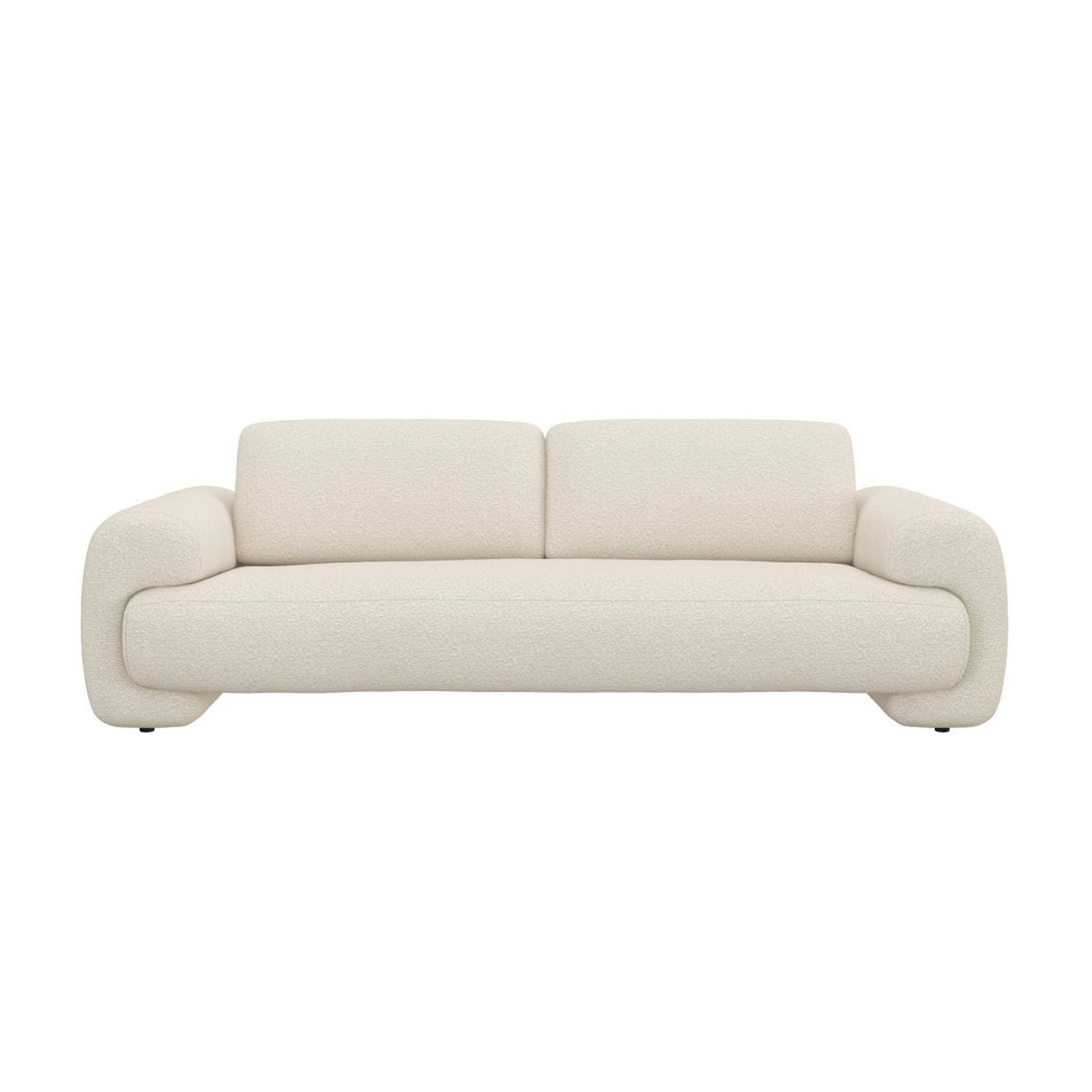 392 2961 Canape En Tissu Boucle Texture Molino.Html – Off White n°1401 RO – Canapé 3 places