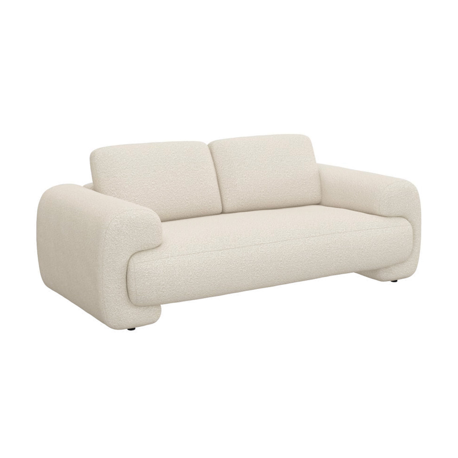 392 2961 Canape En Tissu Boucle Texture Molino.Html – Off White n°1401 RO – Canapé 2,5 places