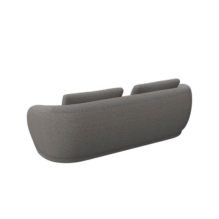 Canapé en tissu bouclé texturé Torino – Latte n°1402 RO – Canapé 3 places