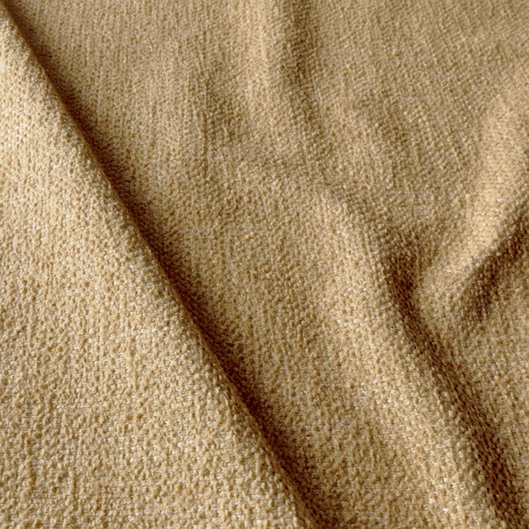 Canapé en tissu chenille chiné Sophia avec pieds bois – Warm Beige n°3SP – Canapé 2 places