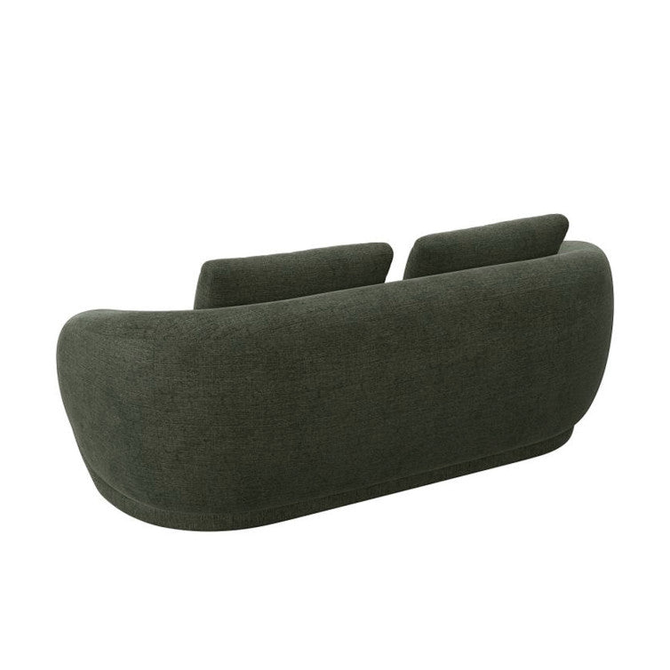 Canapé en tissu chenille texturé Torino – Turtle n°1094 BU – Canapé 2,5 places