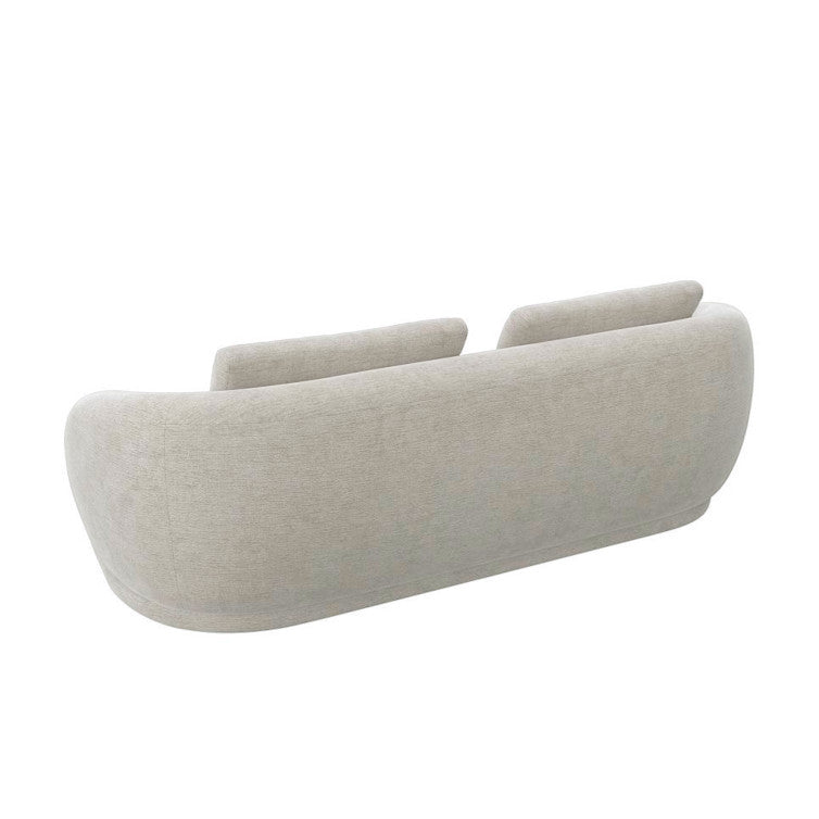 Canapé en tissu chenille texturé Torino – Mushroom n°1091 BU – Canapé 3 places