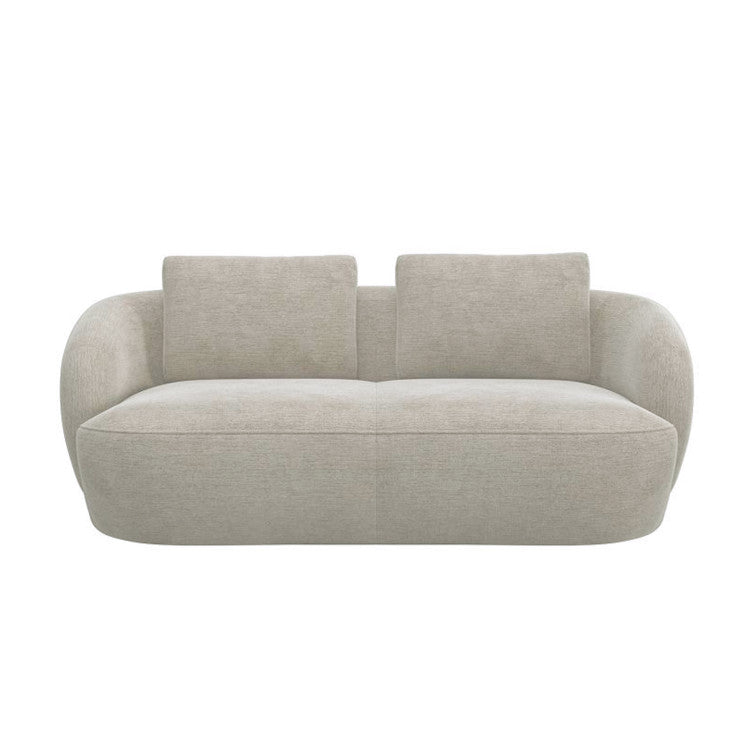 Canapé en tissu chenille texturé Torino – Mushroom n°1091 BU – Canapé 2,5 places