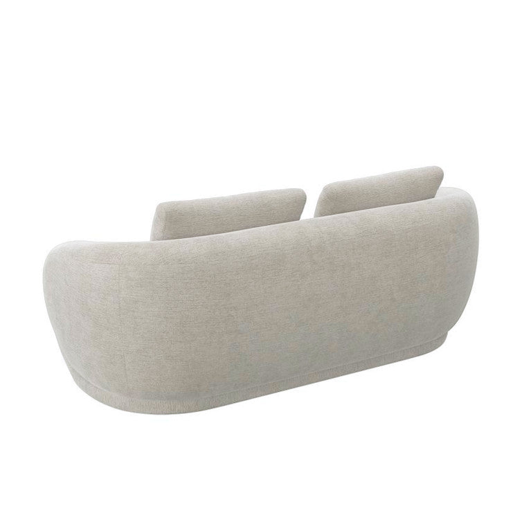 Canapé en tissu chenille texturé Torino – Mushroom n°1091 BU – Canapé 2,5 places