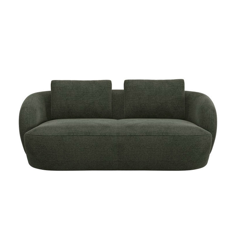 Canapé en tissu chenille texturé Torino – Turtle n°1094 BU – Canapé 2,5 places