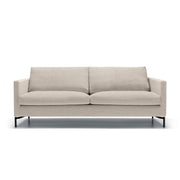 Canapé en tissu chiné Impulse avec pieds métal – Natur n°1KI – Canapé 3 places