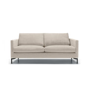 Canapé en tissu chiné Impulse avec pieds métal – Natur n°1KI – Canapé 2,5 places
