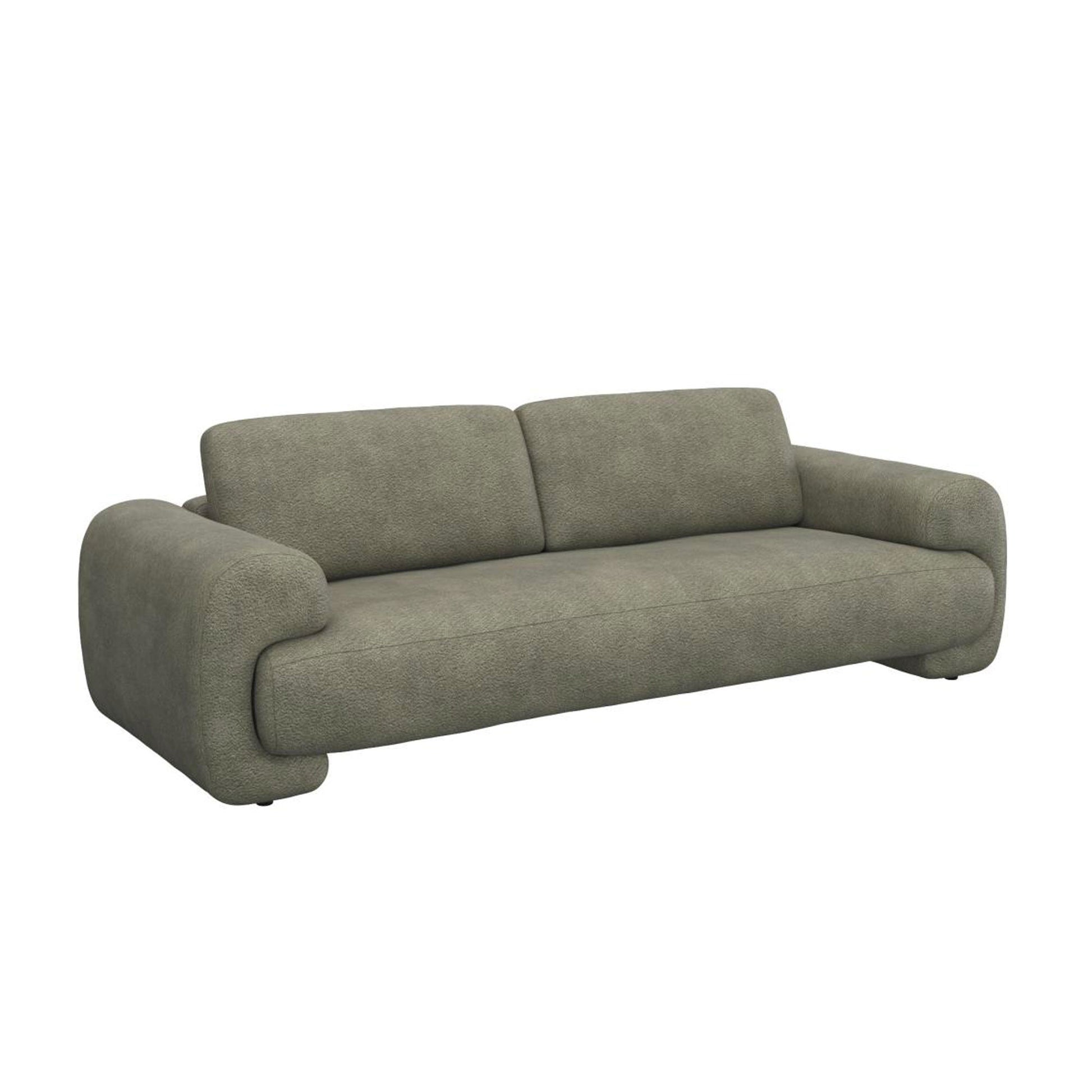 391 2956 Canape En Tissu Effet Boucle Molino.Html – Olive n°1224 BO – Canapé 3 places