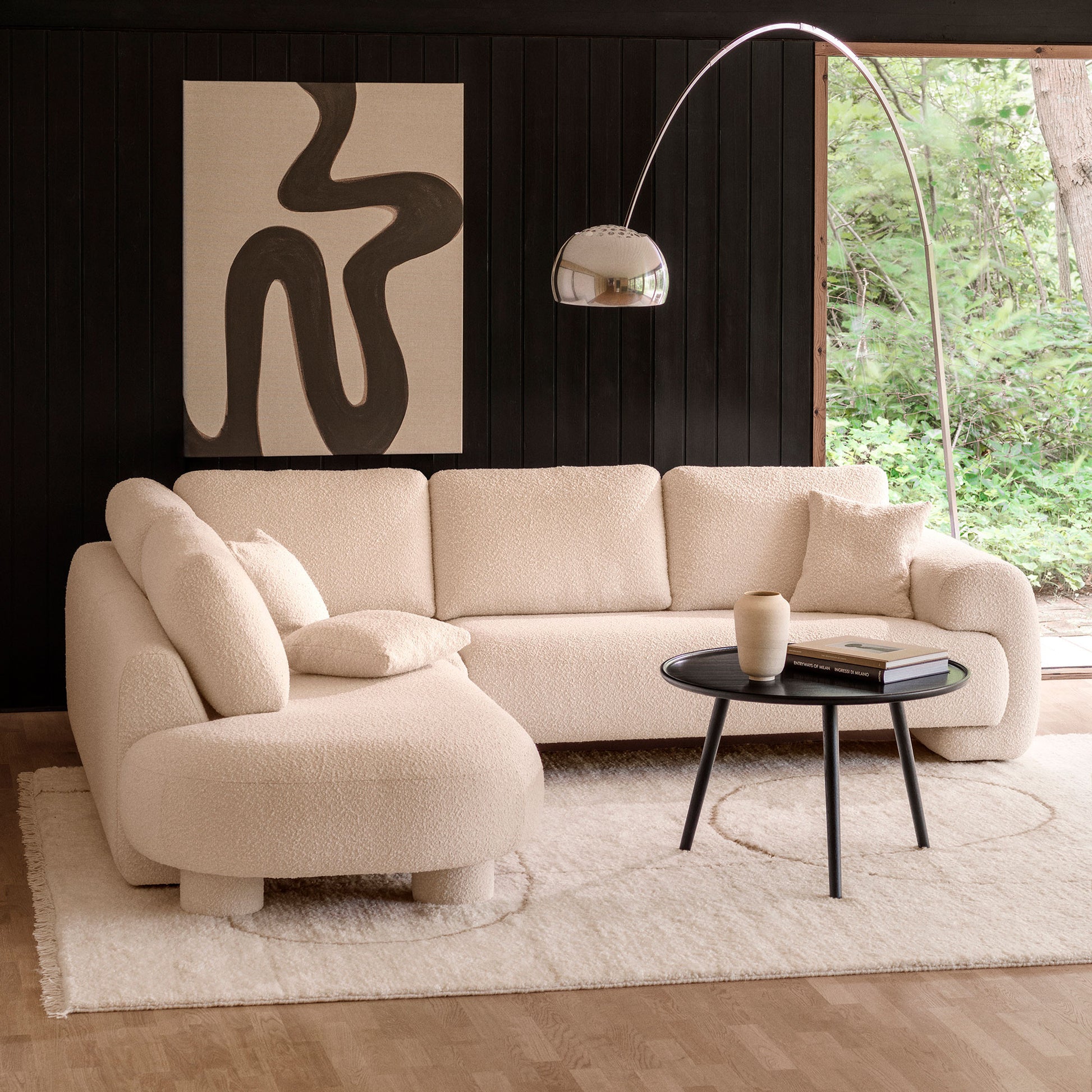 391 2956 Canape En Tissu Effet Boucle Molino.Html – Olive n°1224 BO – Canapé 3 places