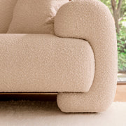 Canapé en tissu effet bouclé Molino – Soft Grey n°1220 BO – Canapé 2,5 places