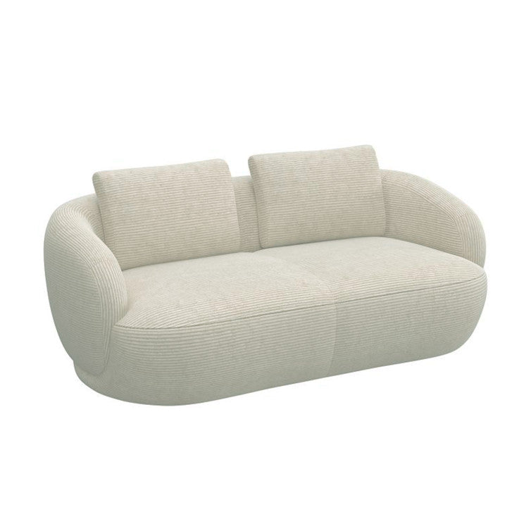 Canapé en velours côtelé Torino – Ivory n°1080 SC – Canapé 2,5 places