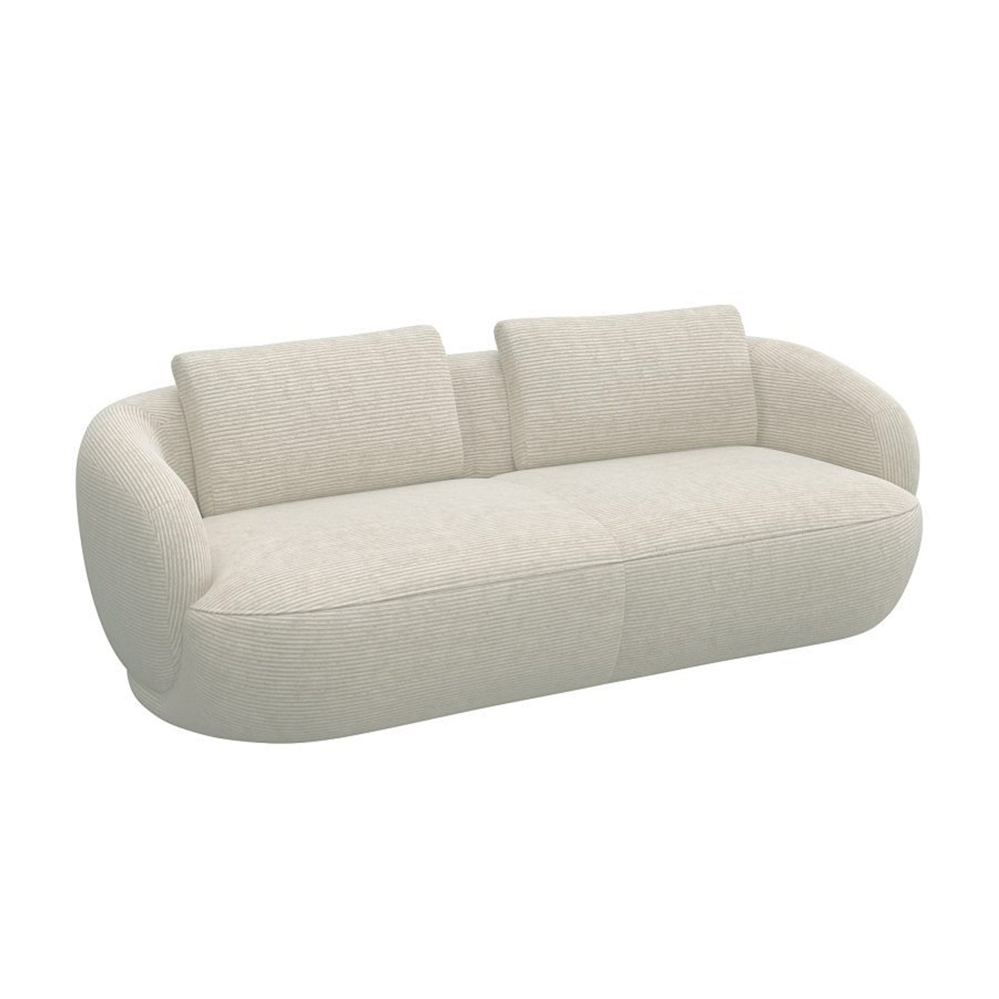 396 2980 Canape En Velours Cotele Torino.Html – Ivory n°1080 SC – Canapé 3 places